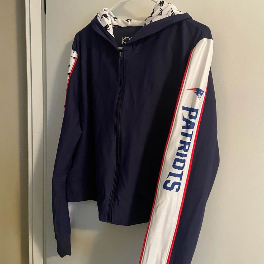 New England Patriots Zip-Up Hoodie